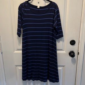 Old navy blue striped dress